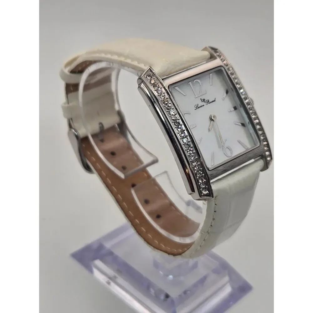 Lucien Piccard Lady's Coca White Dial Crystal Watch